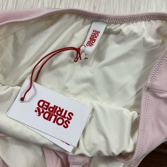 Solid & Striped Size Large Pink Bathing Suit - Picture 7 of 12